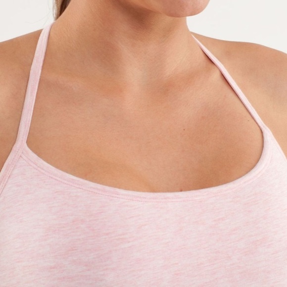 Lululemon Diversity Racerback Tank Sz 10 Heathered Blush Quartz - Picture 6 of 11